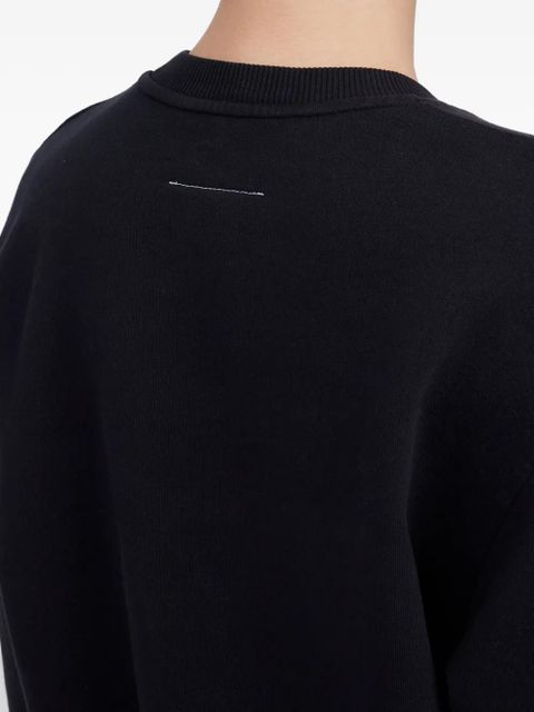 MM6 Maison Margiela jersey sweatshirt - Black