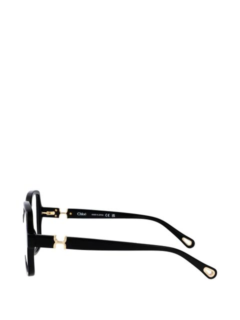Chloé Eyewear oversized-frame glasses - Black