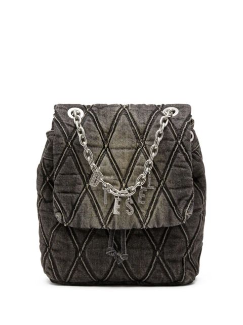 Diesel small Charm-D backpack - Grey