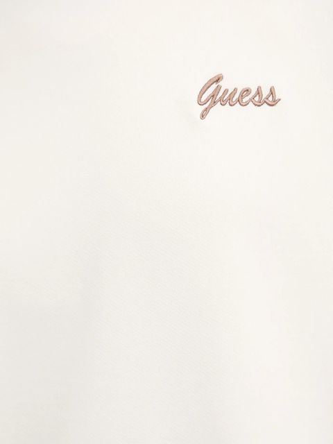 Guess bluza FABIA damska kolor beżowy z aplikacją V5BQ03 KCX22