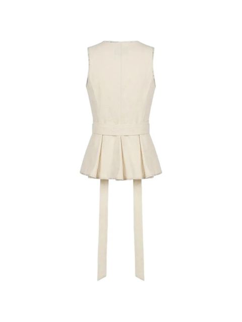 Vivienne Westwood Roxy wrap-design peplum top - Neutrals - zdjęcie produktu nr 2