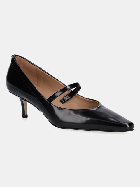 BOSS szpilki skórzane Charlize kolor czarny 50552994 - zdjęcie produktu nr 1