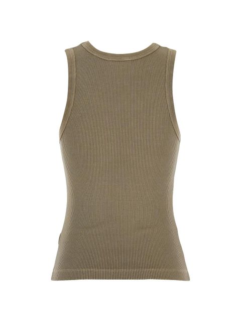 AGOLDE ribbed-knit tank top - Green - zdjęcie produktu nr 2