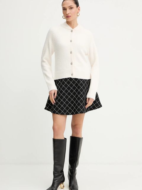 Morgan kardigan damski kolor beżowy MPACK