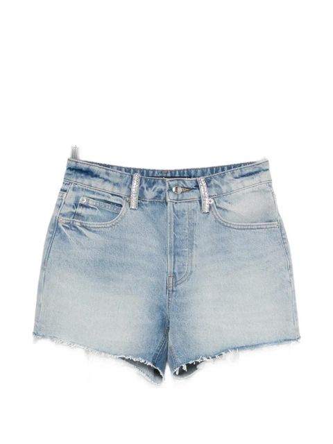 Alexander Wang frayed shorts - Blue - zdjęcie produktu nr 1