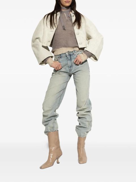 Diesel M-Dracarina frayed knitted sweater - Neutrals - zdjęcie produktu nr 2