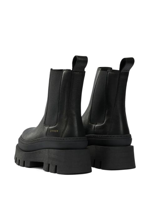Copenhagen platform lug-sole boots - Black