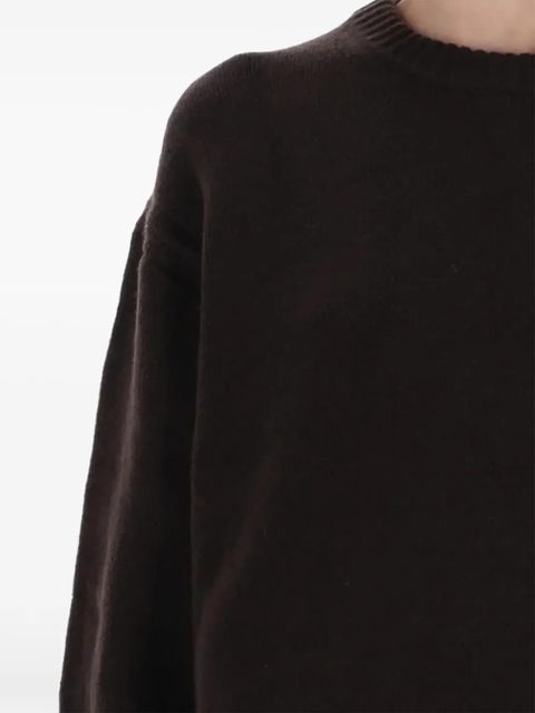 Guest In Residence ribbed-trim sweater - Brown