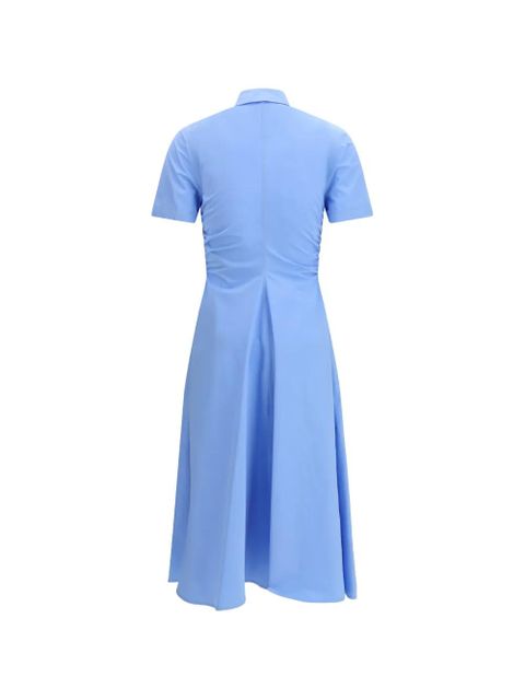 Alexander McQueen shirred shirt dress - Blue - zdjęcie produktu nr 2
