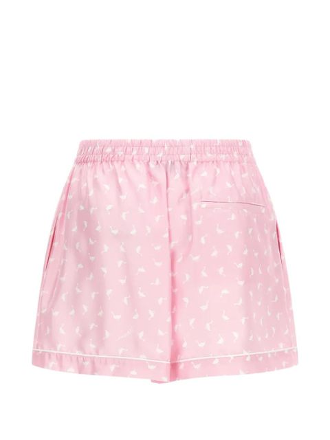 Moschino pleated print shorts - Pink - zdjęcie produktu nr 2