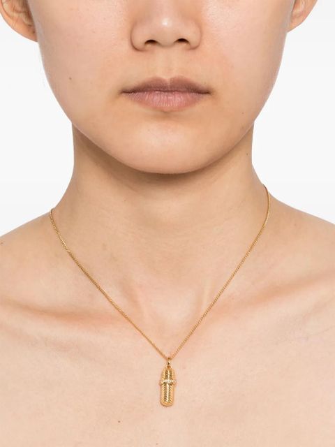 Missoma Message in a Bottle Ridge pendant necklace - Gold - zdjęcie produktu nr 2