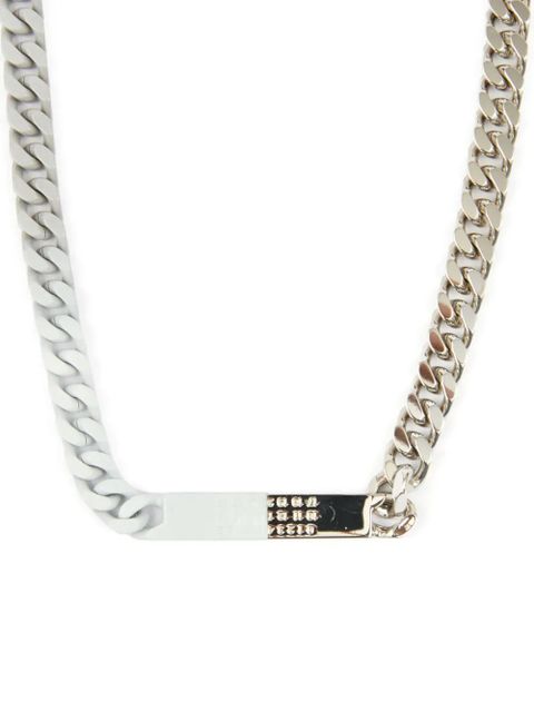 MM6 Maison Margiela numbers-motif necklace - Silver - zdjęcie produktu nr 2
