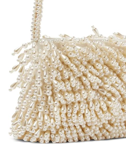 Vanina Cascade de Caresses beaded-fringe bag - Neutrals