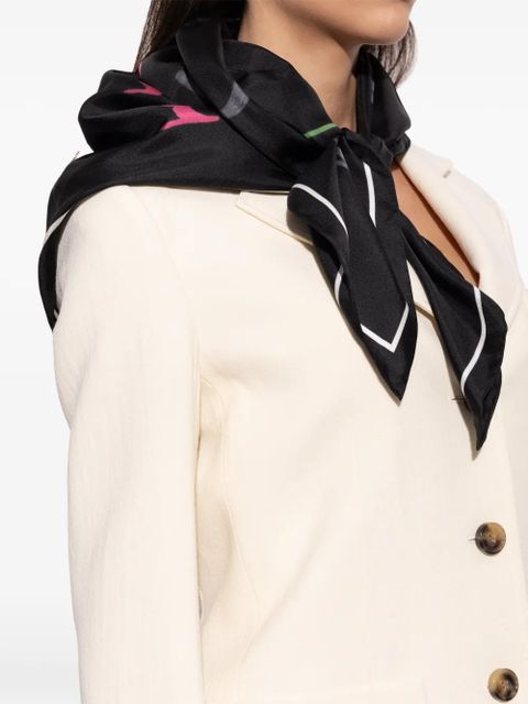 Givenchy signature-print scarf - Black