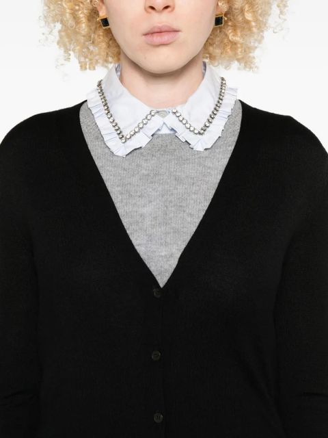 Miu Miu V-neck cardigan - Black