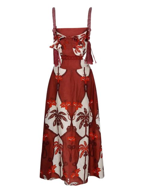 Johanna Ortiz printed maxi dress - Red - zdjęcie produktu nr 2