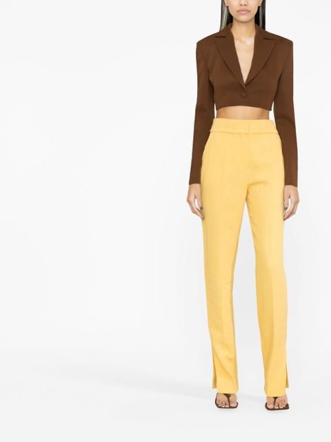 Jacquemus Le pantalon Tibau trousers - Yellow - zdjęcie produktu nr 2