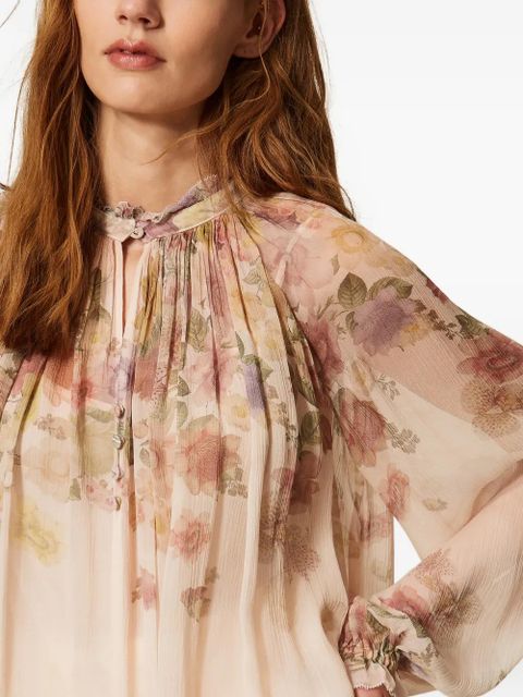 TWINSET floral-print woven blouse - Neutrals