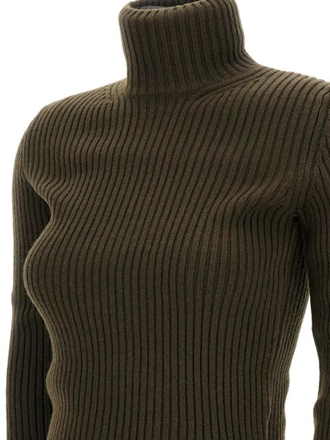 Max Mara ribbed turtleneck sweater - Green