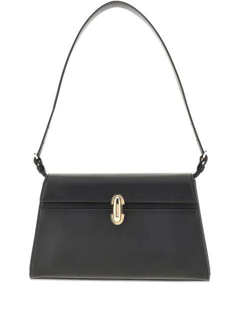 Savette Symmetry leather shoulder bag - Black - zdjęcie produktu nr 1