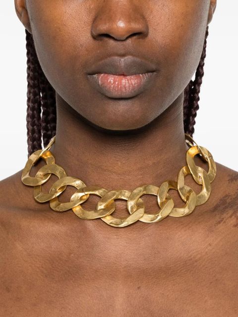 Cult Gaia Ambos hammered chain necklace - Gold - zdjęcie produktu nr 2