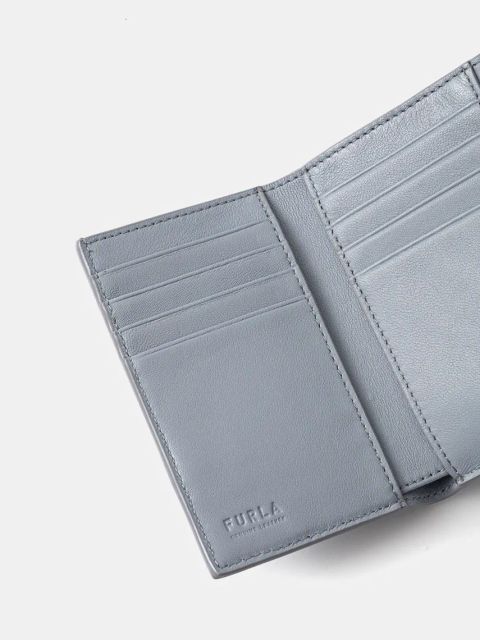 Furla portfel skórzany damski kolor niebieski WP00225 ARE000 55000