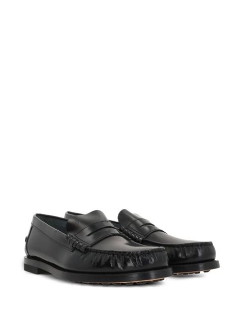 Tod's leather penny loafers - Black - zdjęcie produktu nr 2