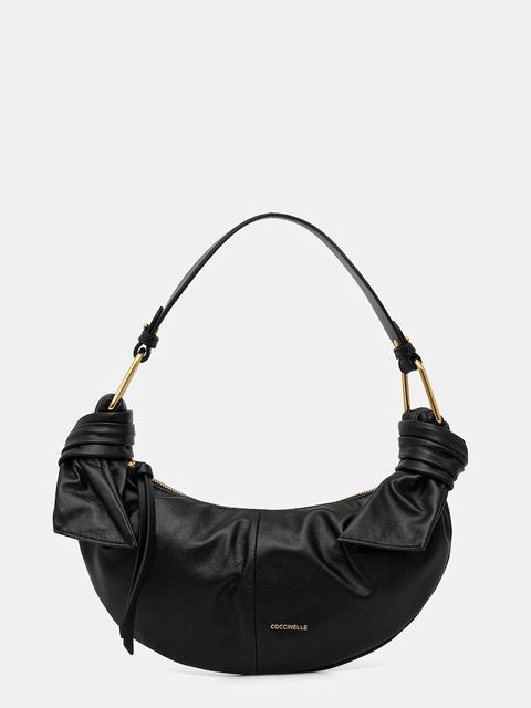 Coccinelle torebka skórzana FUROSHIKI kolor czarny E1 U1A 13 03 01 - zdjęcie produktu nr 1