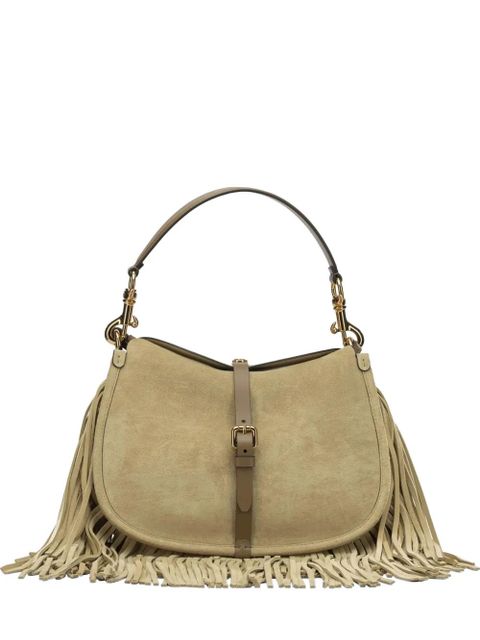 ETRO fringe-trimmed suede tote bag - Neutrals - zdjęcie produktu nr 1