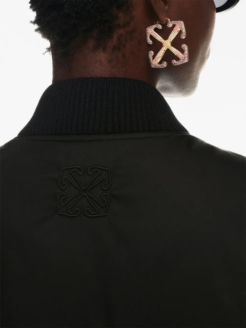Off-White zip-fastening bomber jacket - Black