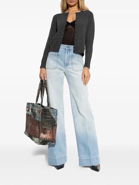 Victoria Beckham ribbed tank top - Black