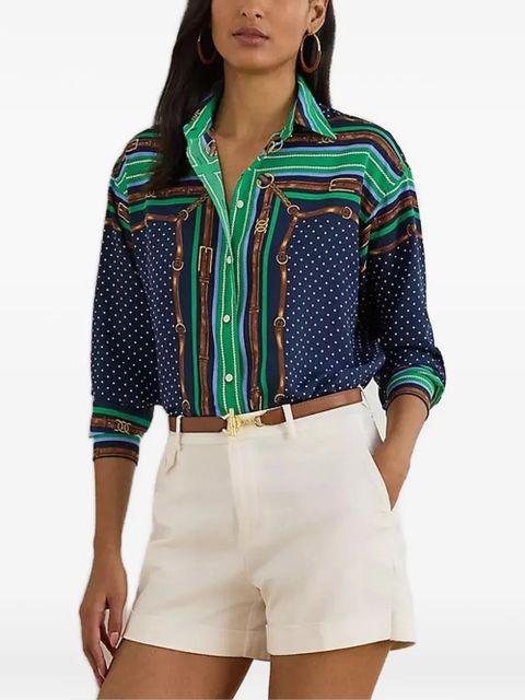 Lauren Ralph Lauren polka-dot print shirt - Blue - zdjęcie produktu nr 1