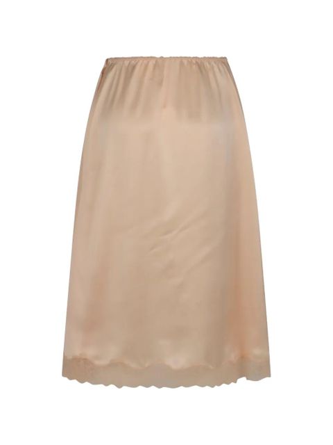 Magda Butrym silk A-line skirt - Neutrals - zdjęcie produktu nr 2