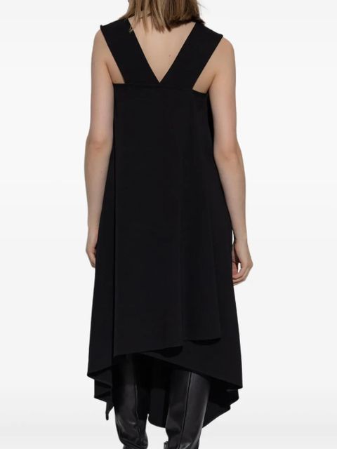 Sportmax V-neck sleeveless dress - Black