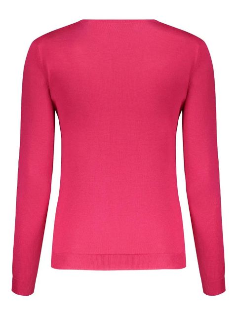 Valentino Garavani intarsia-knit logo jumper - Pink - zdjęcie produktu nr 2
