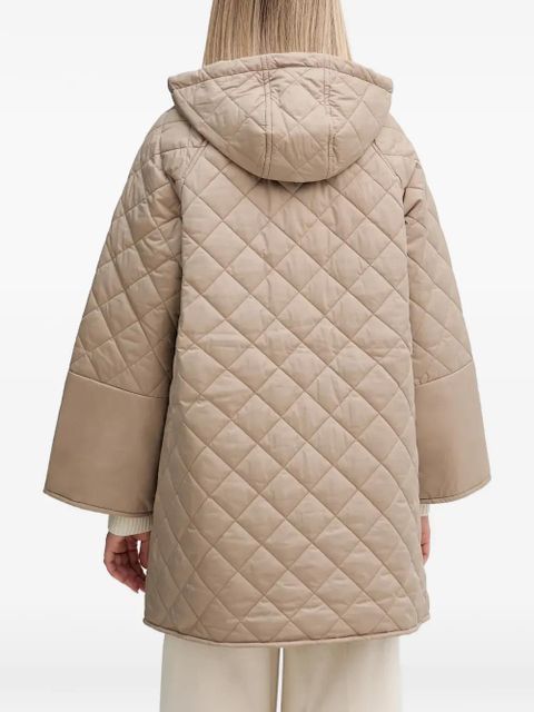 Barbour Cara quilted hooded coat - Neutrals