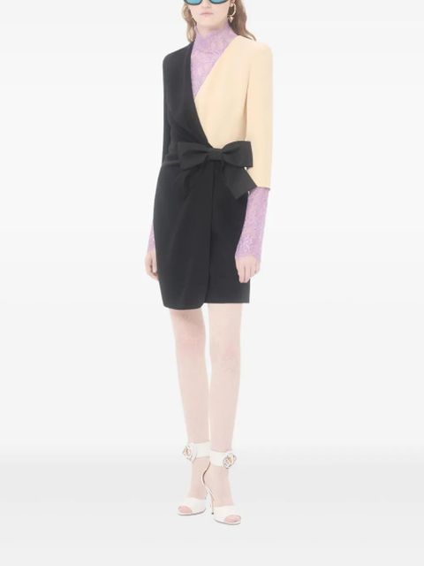 Valentino Garavani bow-detail midi dress - Black