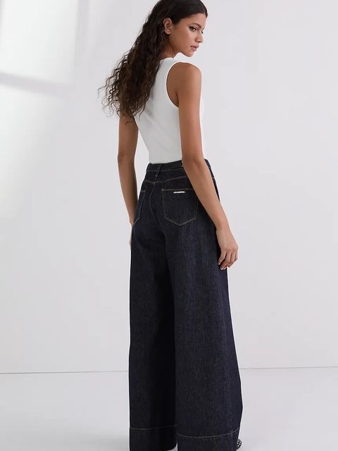 Karl Lagerfeld jeansy damskie kolor czarny A3W10011