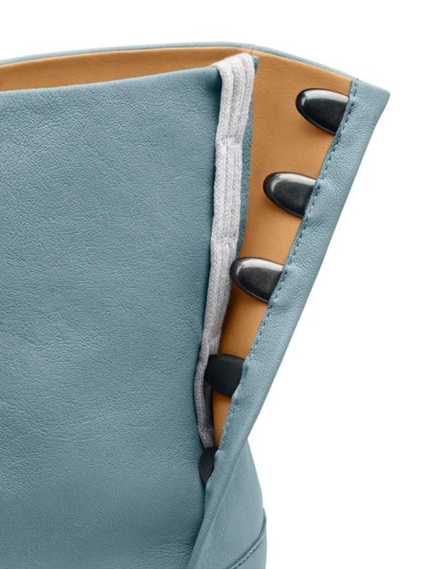 Maison Margiela Tabi split-toe cylindrical-heel boots - Blue