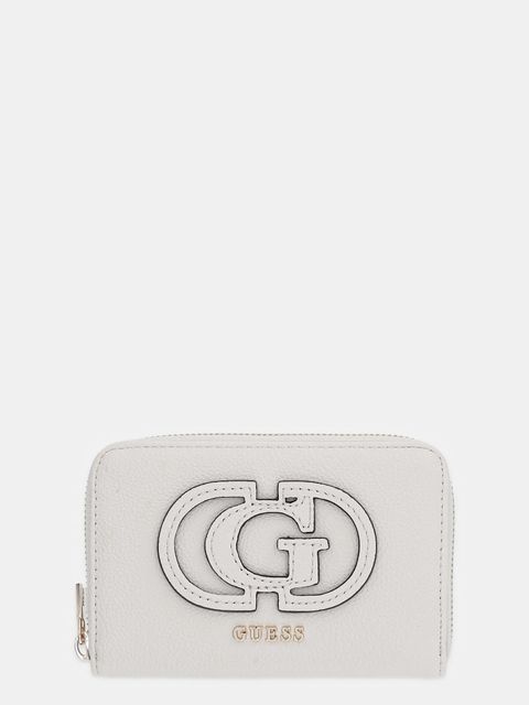 Guess portfel CALEBRA damski kolor beżowy SWBG95 36140 - zdjęcie produktu nr 1