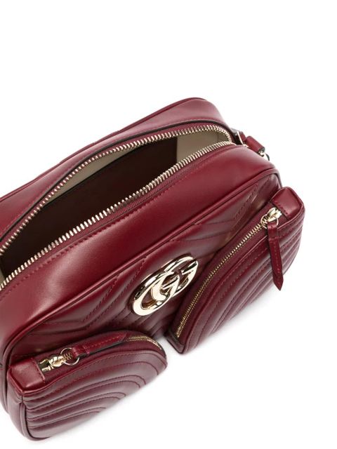 Gucci small GG Marmont shoulder bag - Red - zdjęcie produktu nr 2