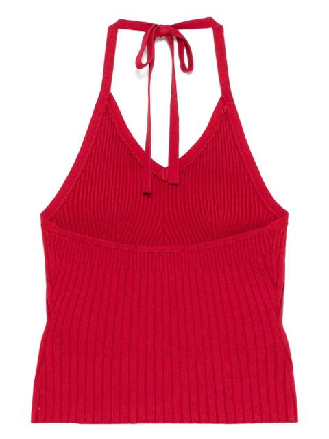 Reformation Delia top - Red - zdjęcie produktu nr 2