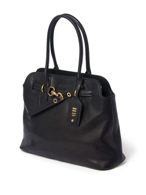 Miu Miu nappa-leather tote bag - Black