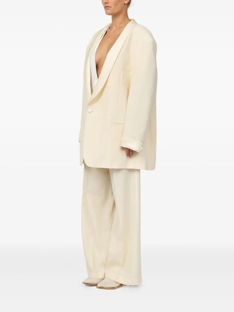MM6 Maison Margiela single-breasted blazer - Neutrals