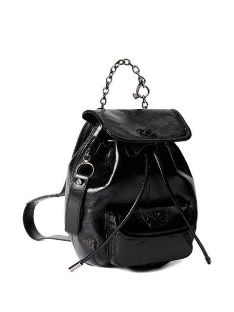 Off-White Dumbo.B leather backpack - Black