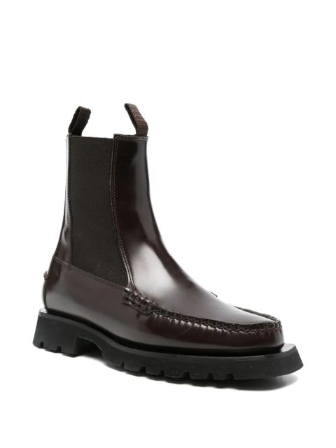 Hereu 30mm Alda elastic-panel chelsea boots - Brown