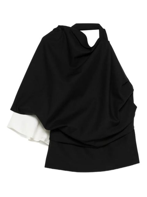 Róhe halterneck blouse - Black - zdjęcie produktu nr 1