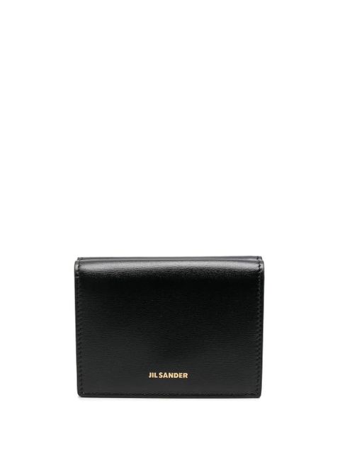 Jil Sander tri-fold leather wallet - Black - zdjęcie produktu nr 1
