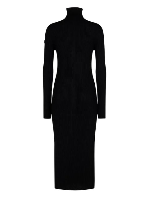 Moncler ribbed knit midi dress - Black - zdjęcie produktu nr 2