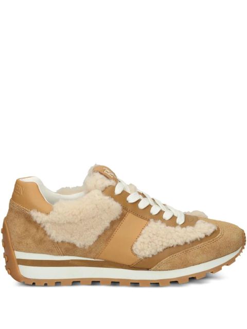 Lauren Ralph Lauren shearling suede sneakers - Brown - zdjęcie produktu nr 1